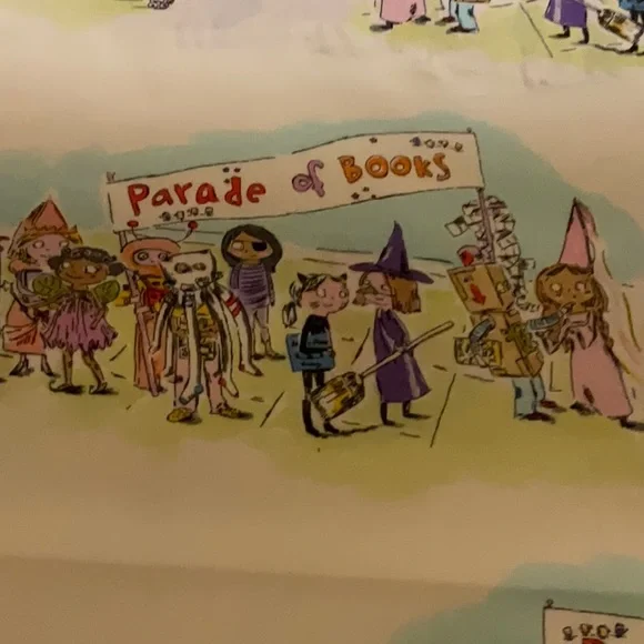 Precious and vintage style fabric.  Cotton and needs a home!  Too fun! - Picture 2 of 4